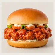 Burger cu Pui Crocant Picant